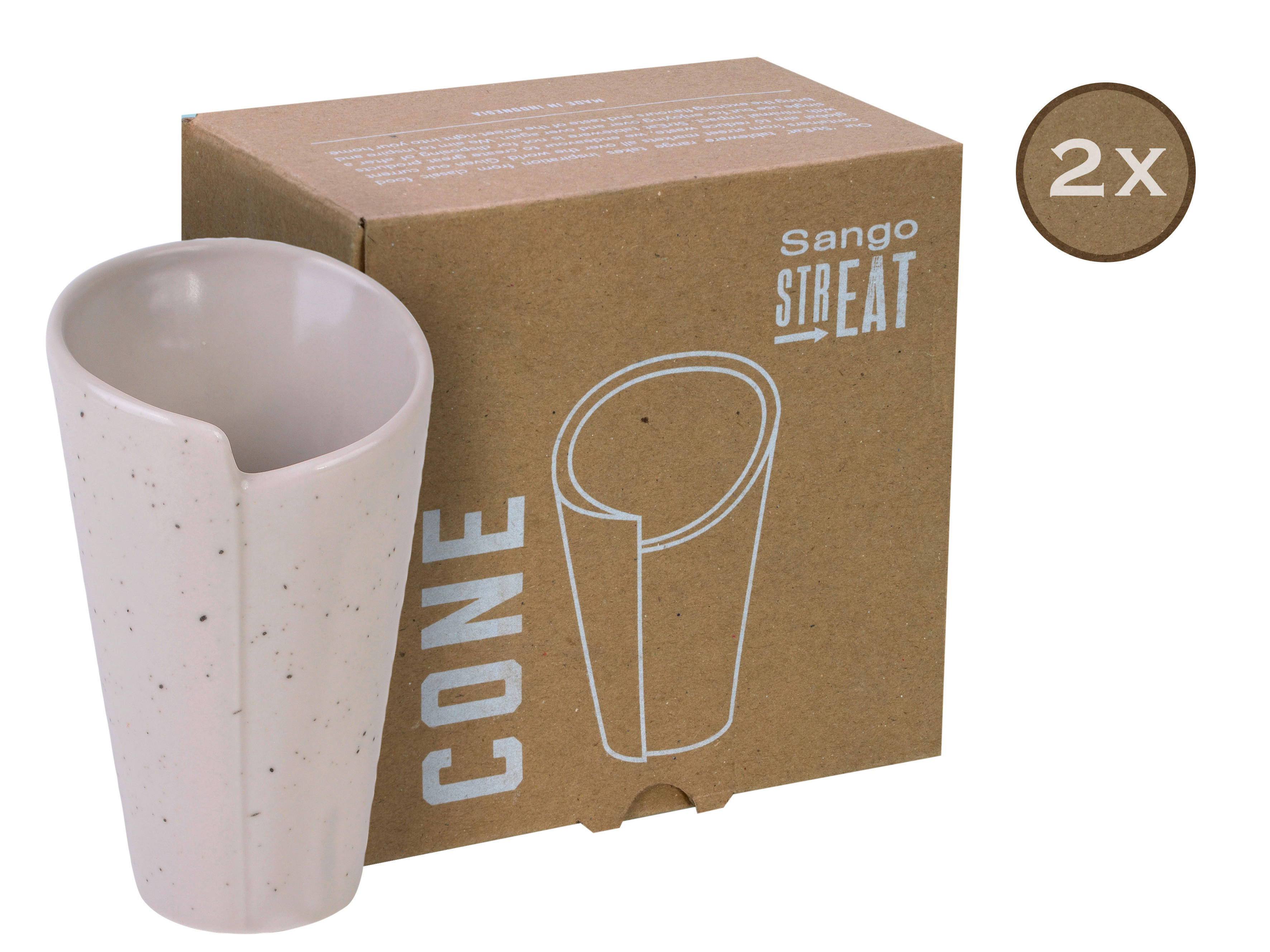 CreaTable Servierset Streat Cone creme Steinzeug Streat Cone - creme - CreaTable