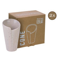 CreaTable Servierset Streat Cone creme Steinzeug Streat Cone - creme - CreaTable