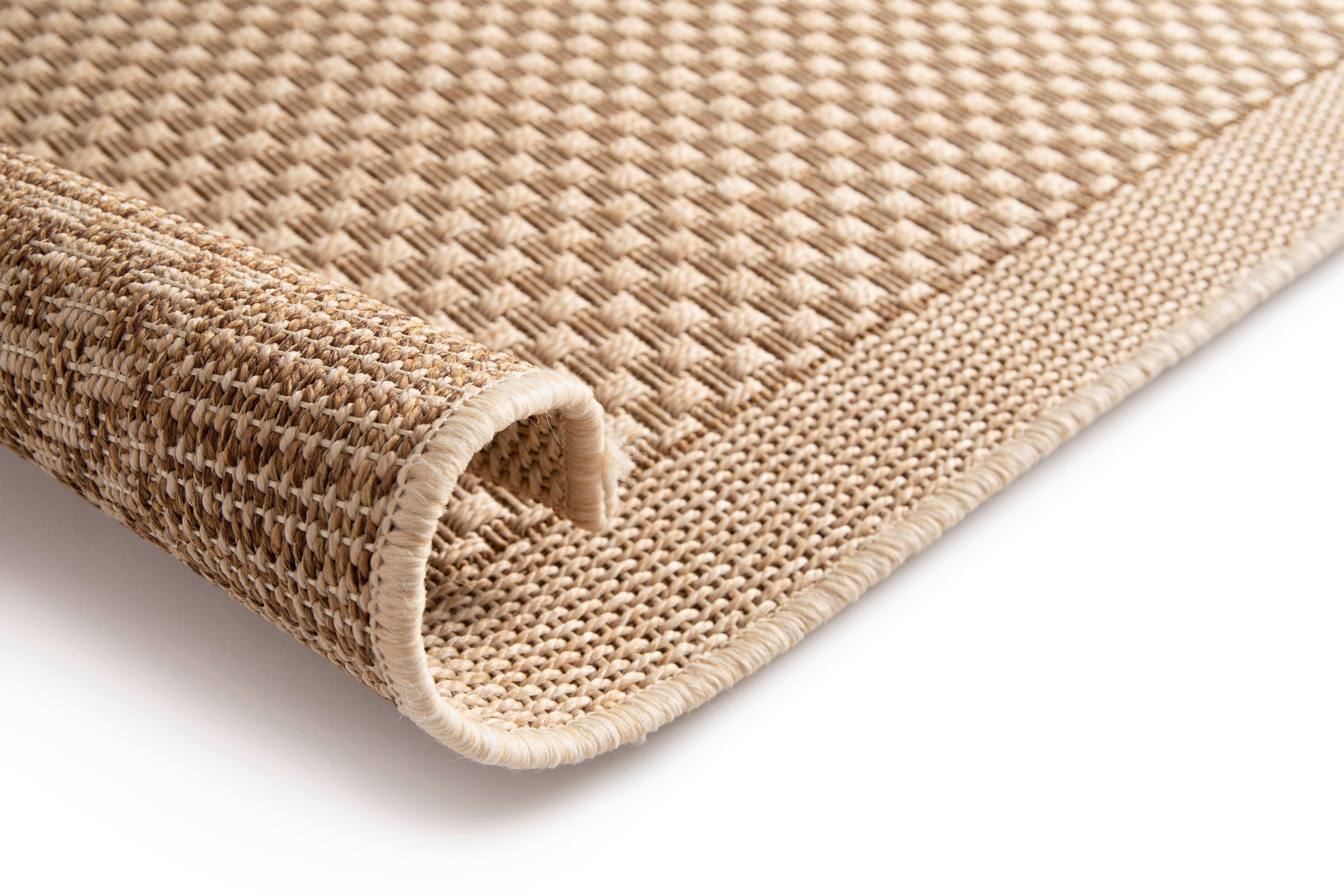 Thumbnail - In-/Outdoor-Teppich Grace beige B/L: ca. 200x290 cm