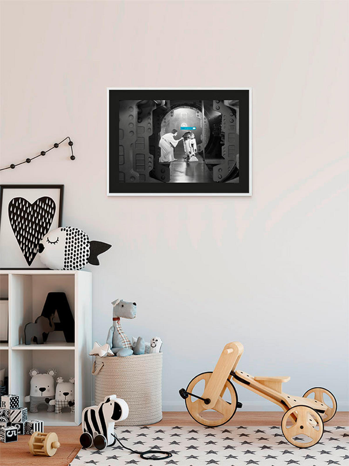 Komar Poster Star Wars Classic Leia R2D2 Upload Star Wars B/L: ca. 70x50 cm Star Wars Classic Leia R2D2 Upload - (70,00/50,00cm) - Komar