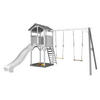 AXI Spielturm Beach Tower grau B/H/T: ca. 356,6x241,9x349 cm Beach Tower - weiß/grau (356,60/241,90/349,00cm) - AXI