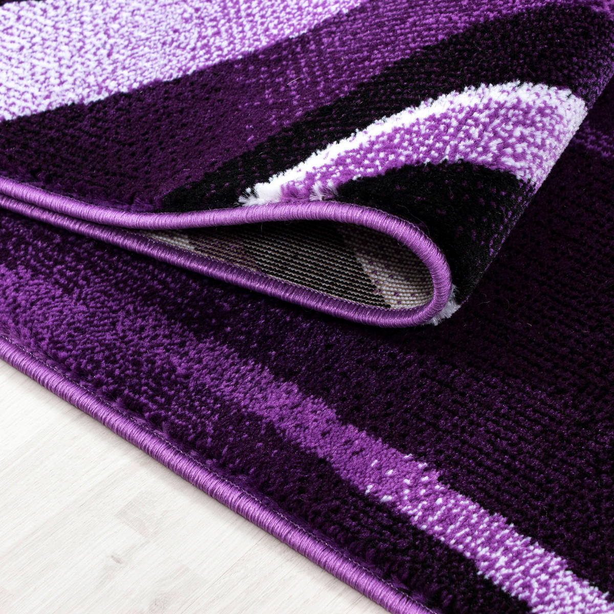 Ayyildiz Teppich PARMA violett B/L: ca. 140x200 cm PARMA - violett (140,00/200,00cm) - Ayyildiz