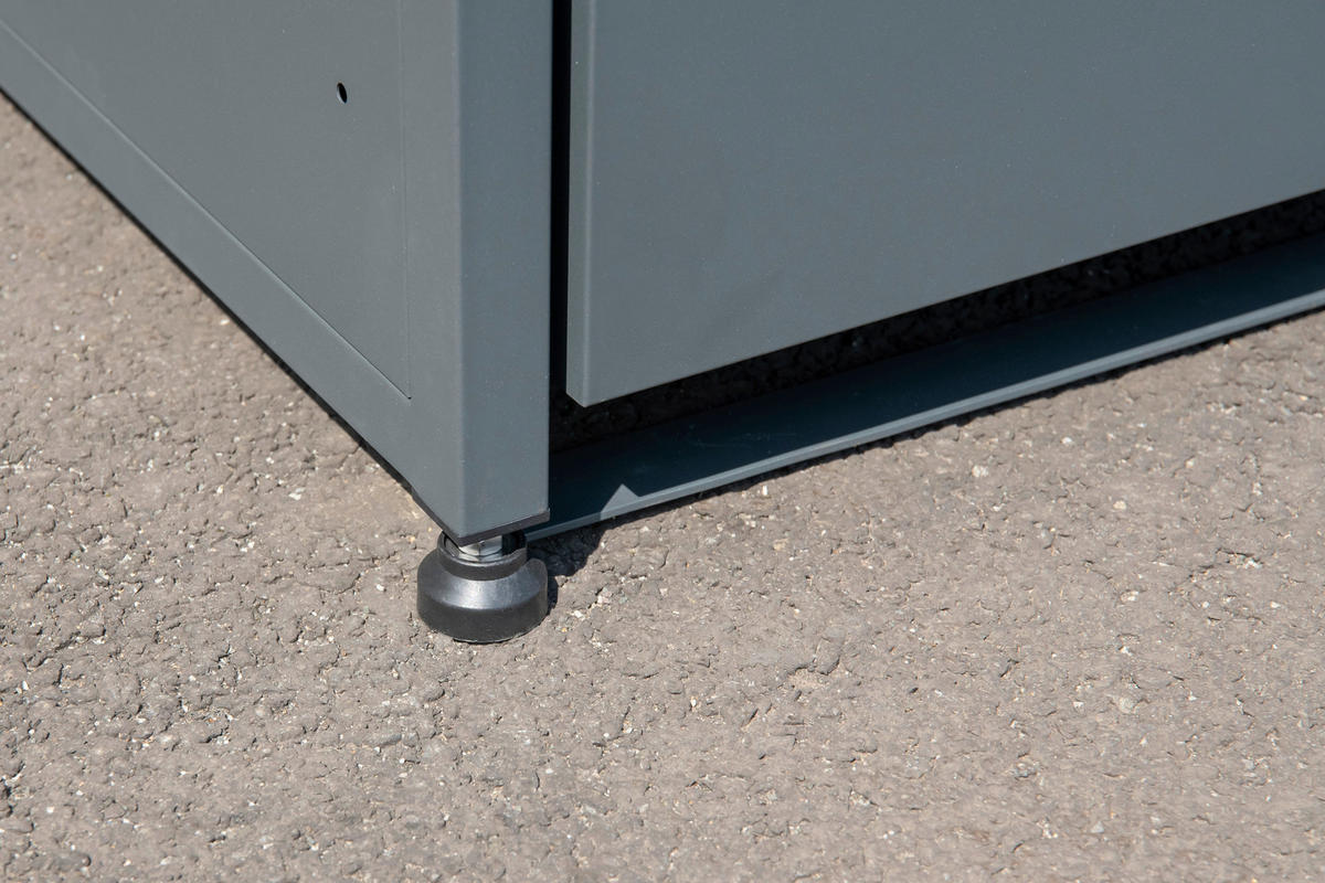 Westmann Mülltonnenbox Moderna anthrazit B/H/L: ca. 139x135x83 cm Moderna - anthrazit (83,00/139,00/135,00cm) - Westmann