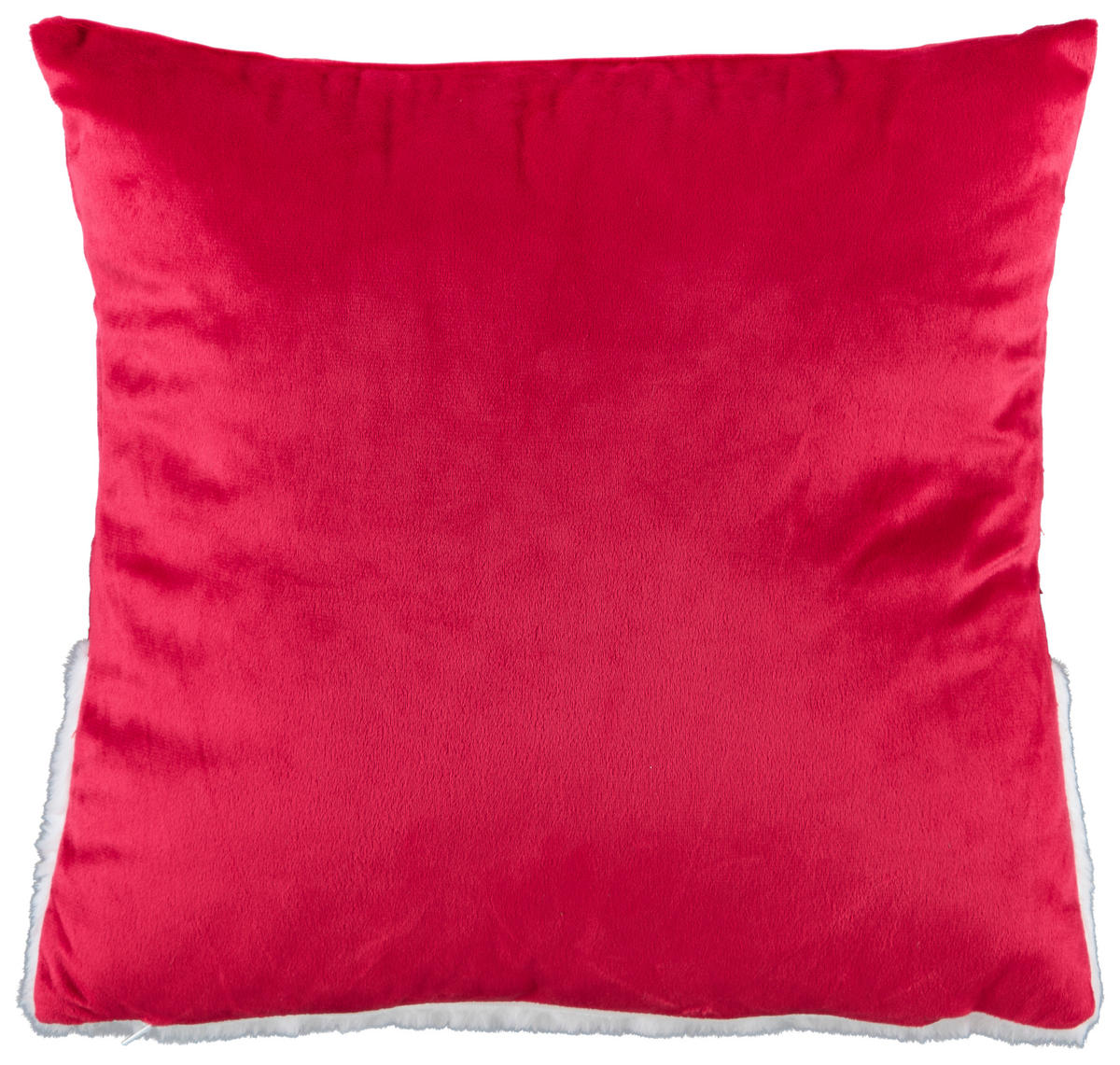 Dekokissen Weihnachten Weihnachten - weiß/rot (40,00/40,00cm) - POCOline