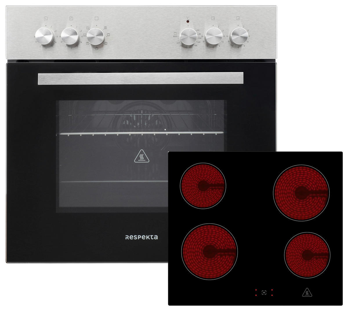 Respekta Küchenblock Economy grau matt B/H/T: ca. 310x200x60 cm Economy - Eiche/grau (310,00/200,00/60,00cm) - Respekta