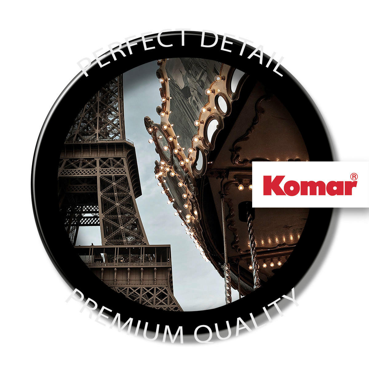 Komar Fototapete Carrousel de Paris B/L: ca. 184x127 cm Carrousel de Paris - (184,00/127,00cm) - Komar