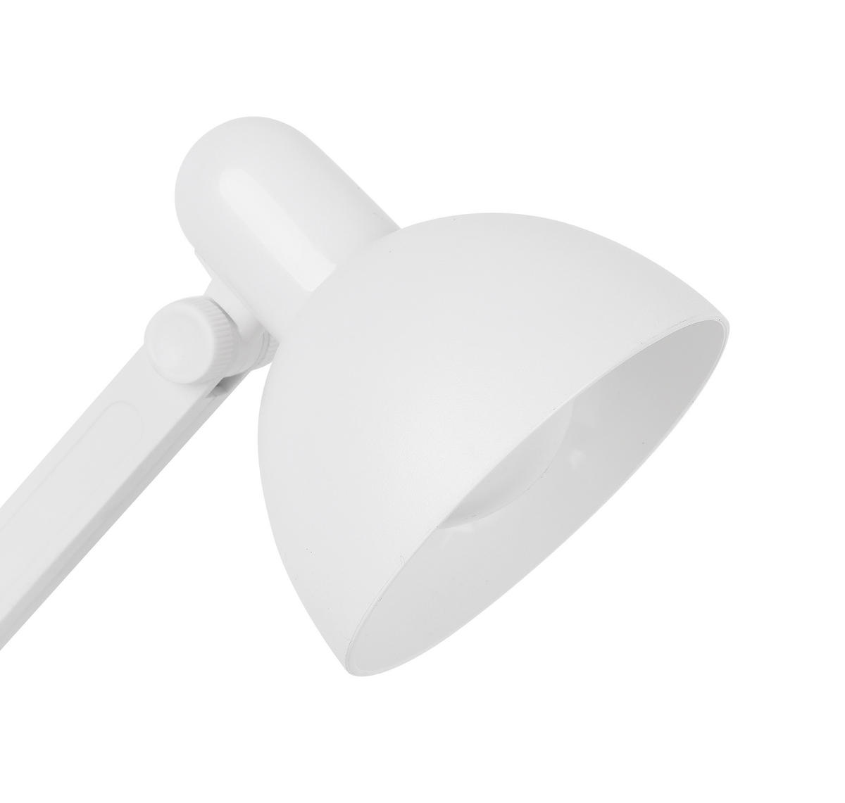 LED-Tischleuchte C31738PO weiß Kunststoff B/H/T: ca. 13x35x13 cm Batterie-Tischleuchte_Brian - weiß (13,00/35,00/13,00cm)