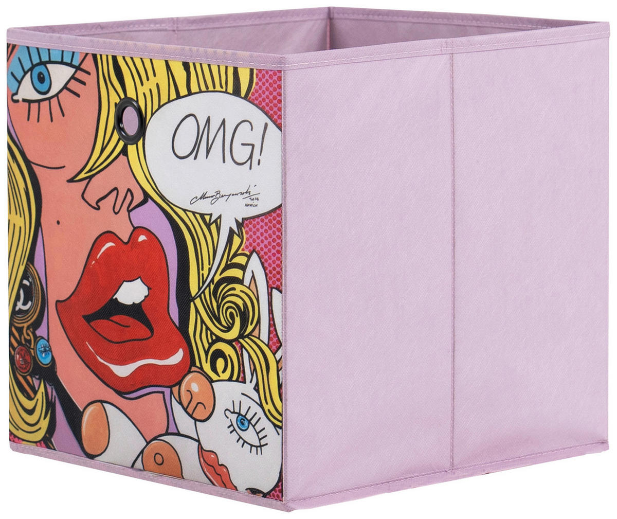 Stoffbox Stoffbox rosa B/H/T: ca. 32x32x32 cm Stoffbox - rosa (32,00/32,00/32,00cm)