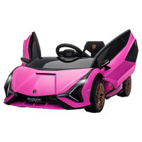HOMCOM Kinder-Elektroauto rosa B/H/L: ca. 62x40x108 cm Kinder-Elektroauto - rosa (108,00/62,00/40,00cm) - HOMCOM