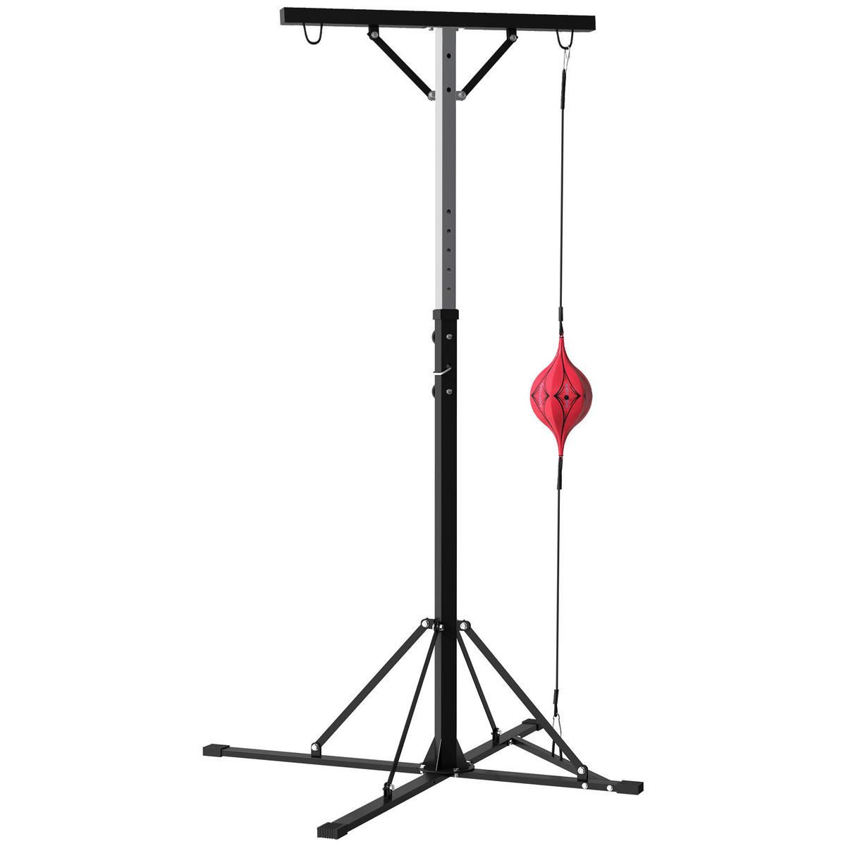 SPORTNOW Boxsackständer schwarz Stahl B/H/L: ca. 145x220x160 cm Boxsackständer - schwarz (160,00/145,00/220,00cm) - SPORTNOW