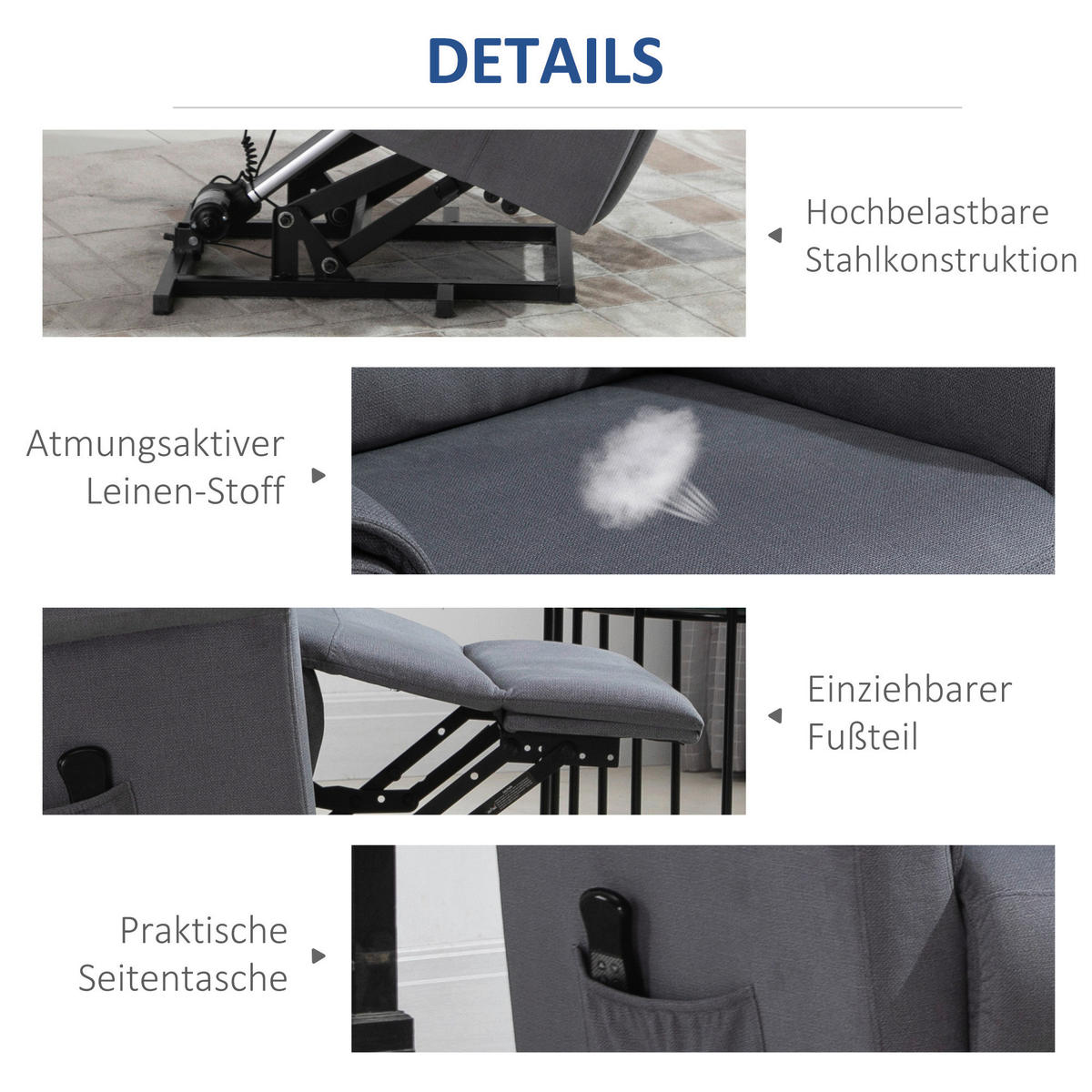 HOMCOM TV-Sessel 713-081V90 713-081V90 - HOMCOM