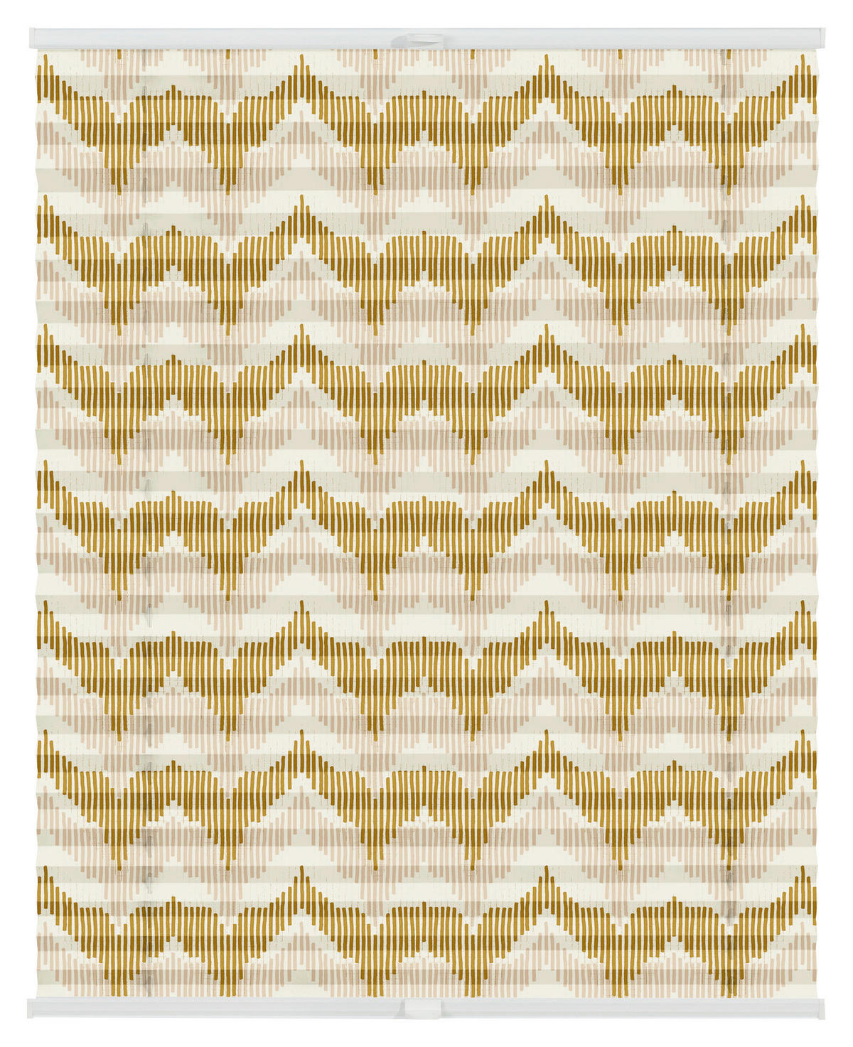Spannplissee Boho Zig Zag gelb B/L: ca. 90x130 cm Boho Zig Zag - gelb (90,00/130,00cm) - LICHTBLICK