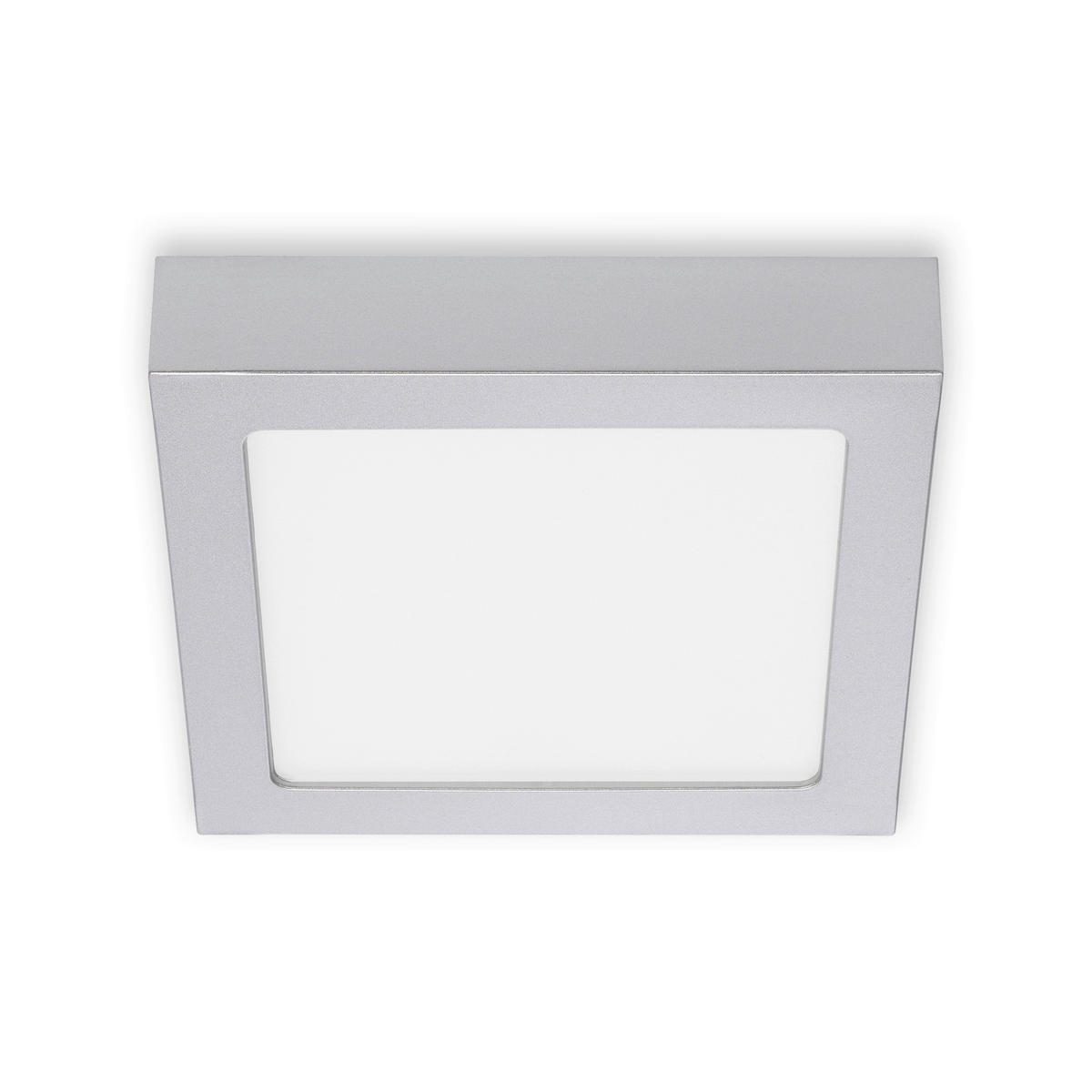GLOBO LED-Deckenleuchte Chrom Metall B/H/T: ca. 17x3,2x17 cm LED-Deckenleuchte_Fire - Chrom (17,00/3,20/17,00cm) - GLOBO