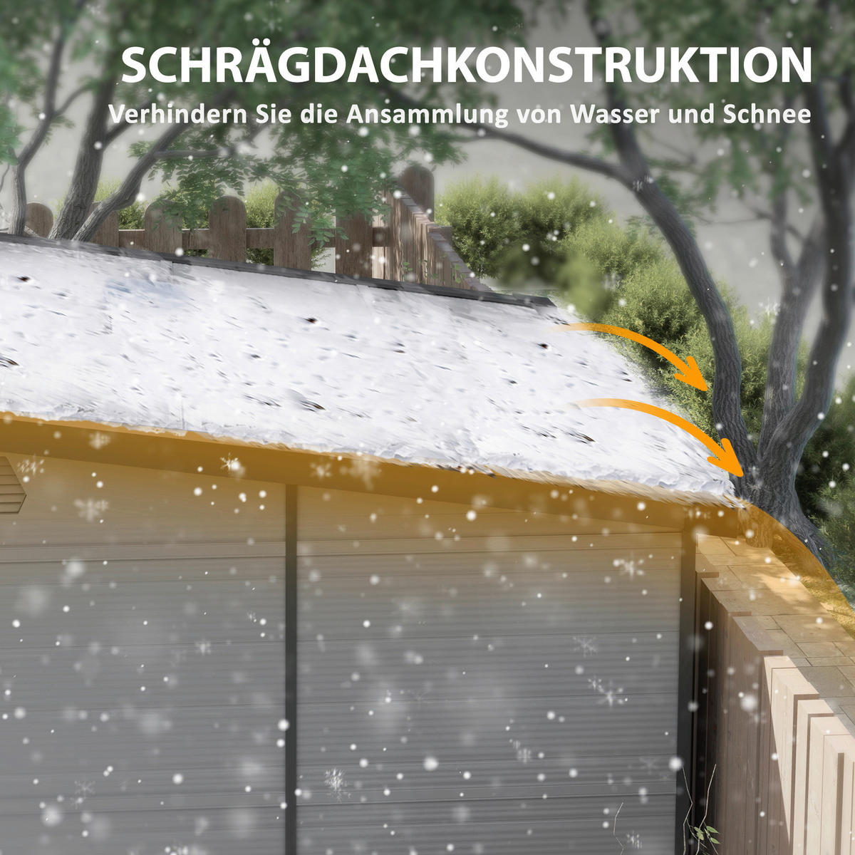 Outsunny Gerätehaus hellgrau B/H/L: ca. 191x215x190 cm Gerätehaus - hellgrau (190,00/191,00/215,00cm) - Outsunny