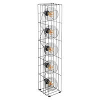 Näve Leuchten Stehleuchte 2084222 schwarz Glas Metall B/H/T: ca. 18x95x18 cm 5 Brennstellen Cesta - schwarz (18,00/95,00/18,00cm) - Näve Leuchten