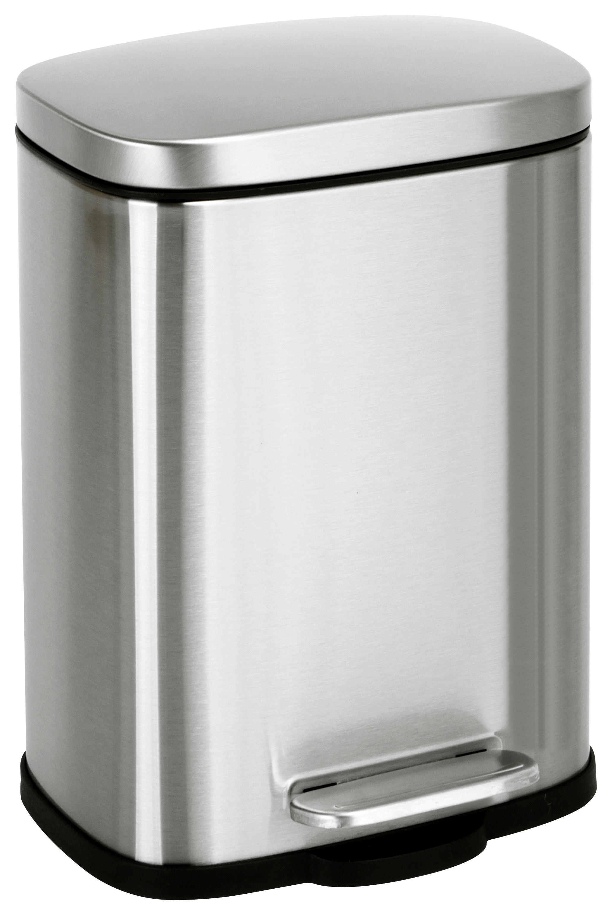 Treteimer Edelstahl Edelstahl B/H/T: ca. 18,5x25x16,8 cm ca. 3 l Treteimer_POCOline 3l - Edelstahl (18,50/25,00/16,80cm) - POCOline