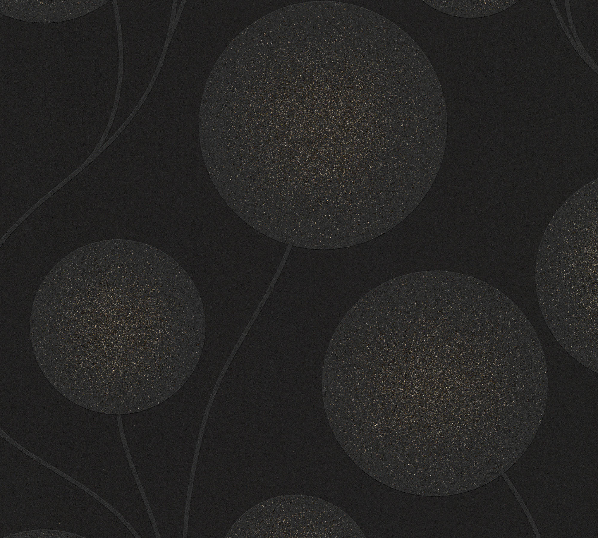 A.S.Creation Vliestapete Spot 3 Kreise schwarz B/L: ca. 53x1005 cm Spot 3 - schwarz (53,00/1005,00cm) - A.S.Creation