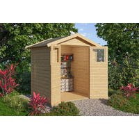 Karibu Gartenhaus Tito 2 natur B/H/T: ca. 180x222x152 cm Tito 2 - natur (180,00/222,00/152,00cm) - Karibu