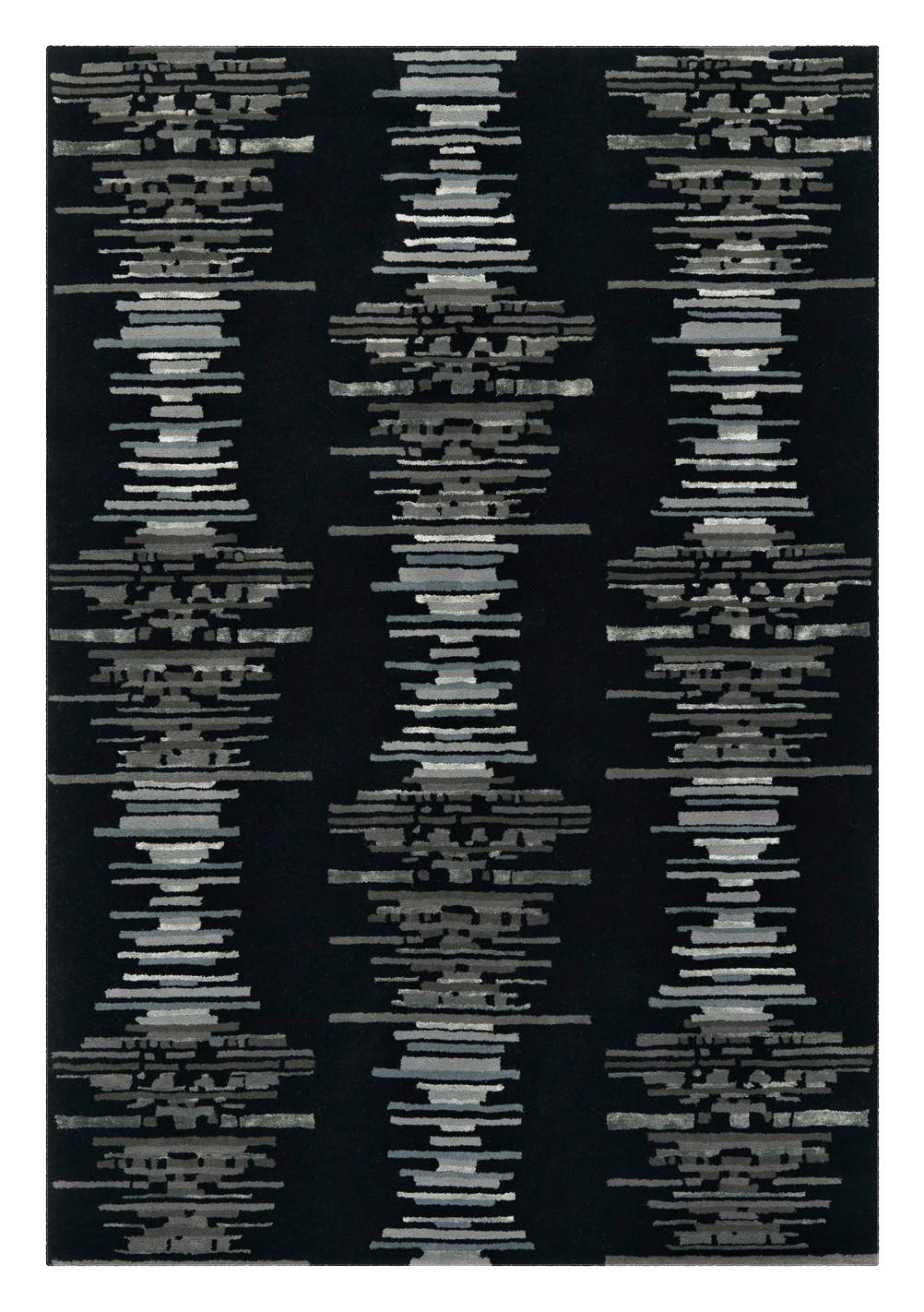 Arte Espina Kurzflorteppich Satin 8060 anthrazit B/L: ca. 120x180 cm Satin 8060 - anthrazit (120,00/180,00cm) - Arte Espina