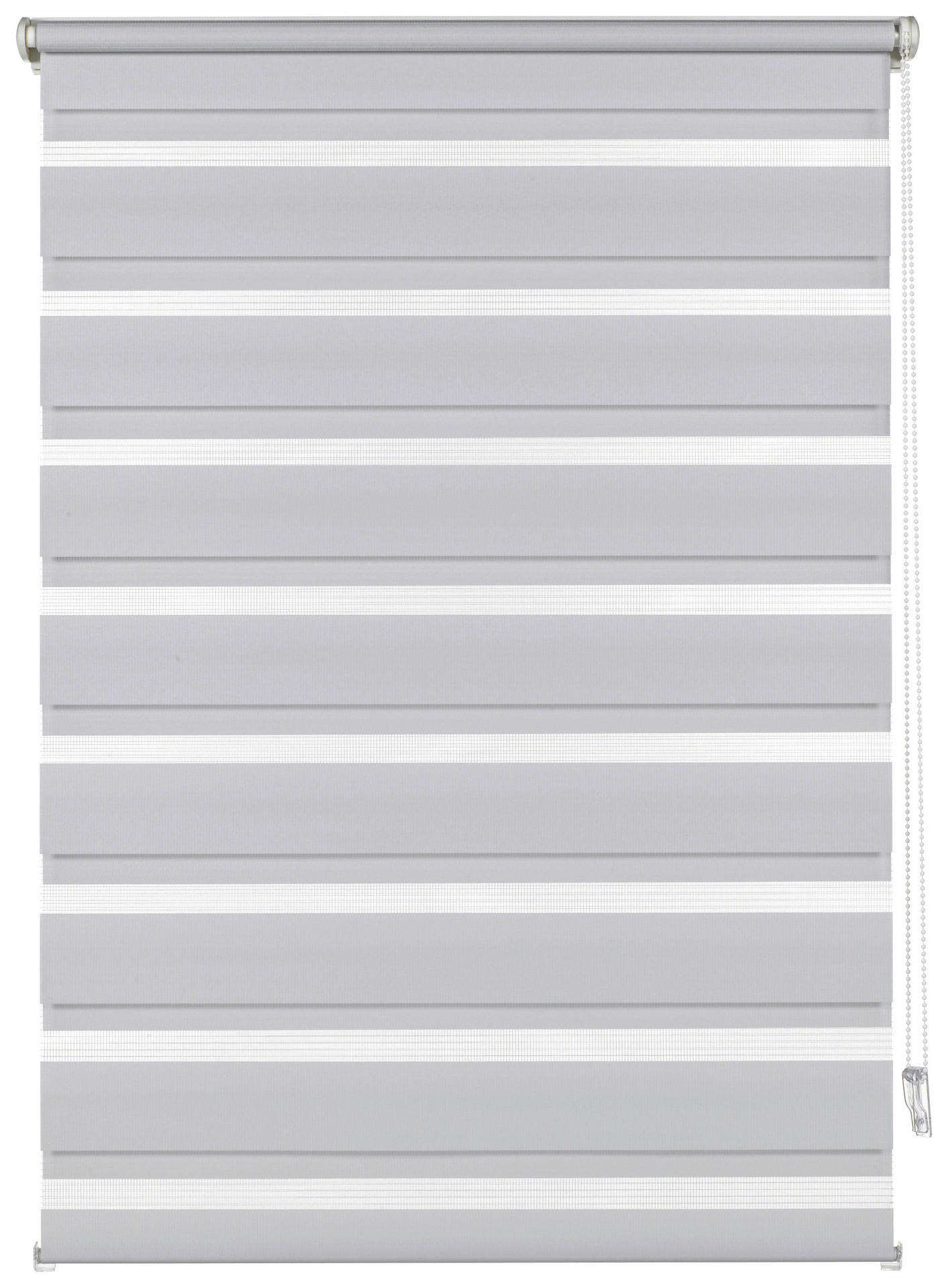 Thumbnail - Boviva Doppelrollo hellgrau B/L: ca. 92x200 cm