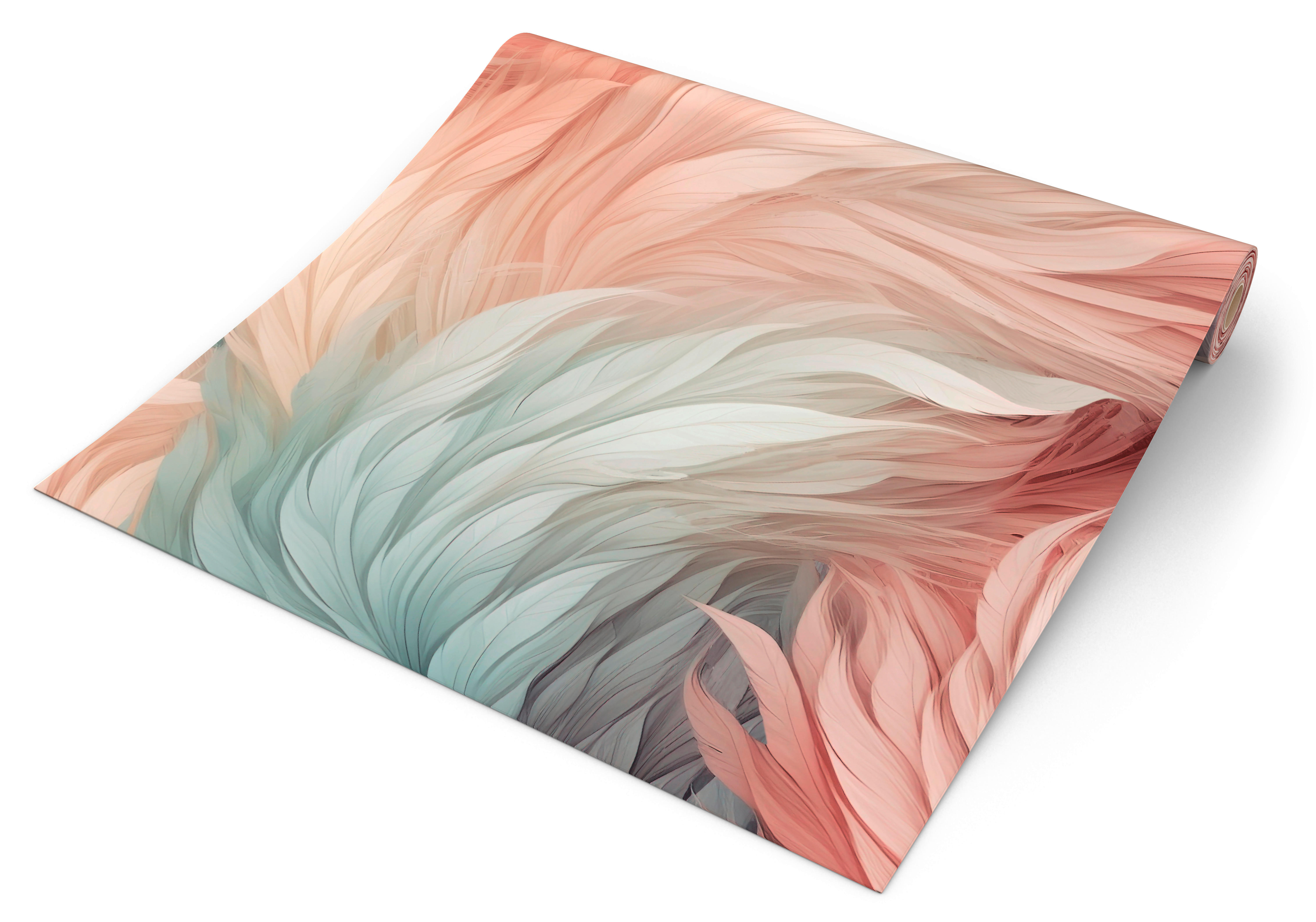 UGEPA Papiertapete Feder rosa B/L: ca. 53x1005 cm Papiertapete_B671-10 - rosa (53,00/1005,00cm) - UGEPA