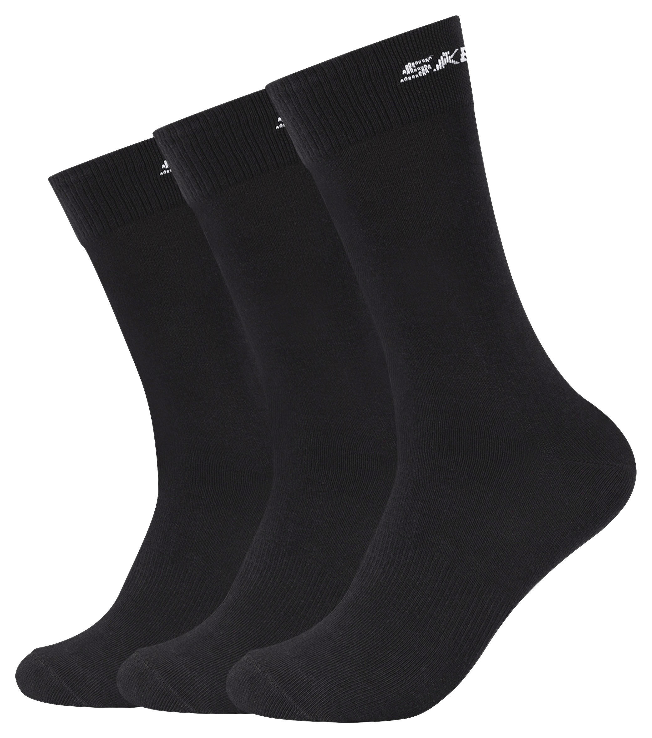 Skechers Damen & Herren-Socken Skechers schwarz 3 Packstücke Größe 39-42 Skechers - schwarz - Skechers