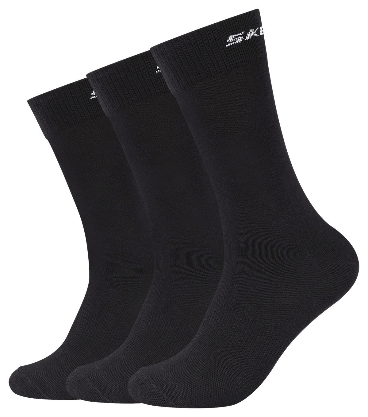 Damen & Herren-Socken Skechers schwarz 3 Packstücke Größe 39-42 Skechers - schwarz - Skechers