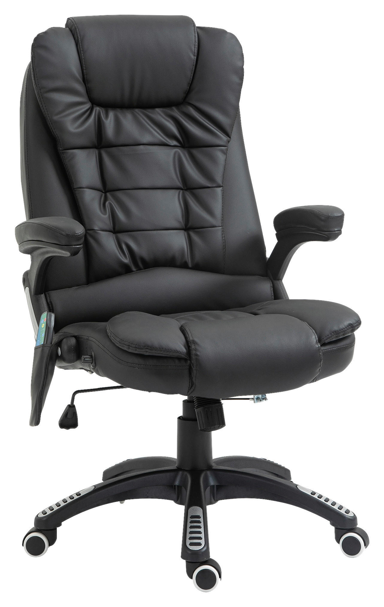 Chefsessel A2-0055 schwarz PVC Kunstleder A2-0055 - schwarz (62,00/111,00/68,00cm) - HOMCOM