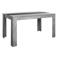 Esstisch Niklas Beton Optik B/H/T: ca. 138x74x80 cm Niklas - Beton/weiß (138,00/74,00/80,00cm)