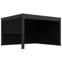 Paragon Outdoor Seitenteil für Pergola Grand Tuscan grau Kunststoff B/H: ca. 340x237 cm Grand Tuscan - grau (340,00/237,00cm) - Paragon Outdoor