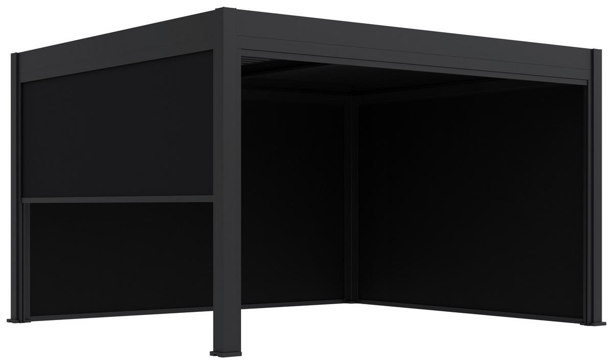 Paragon Outdoor Seitenteil für Pergola Grand Tuscan grau Kunststoff B/H: ca. 340x237 cm Grand Tuscan - grau (340,00/237,00cm) - Paragon Outdoor