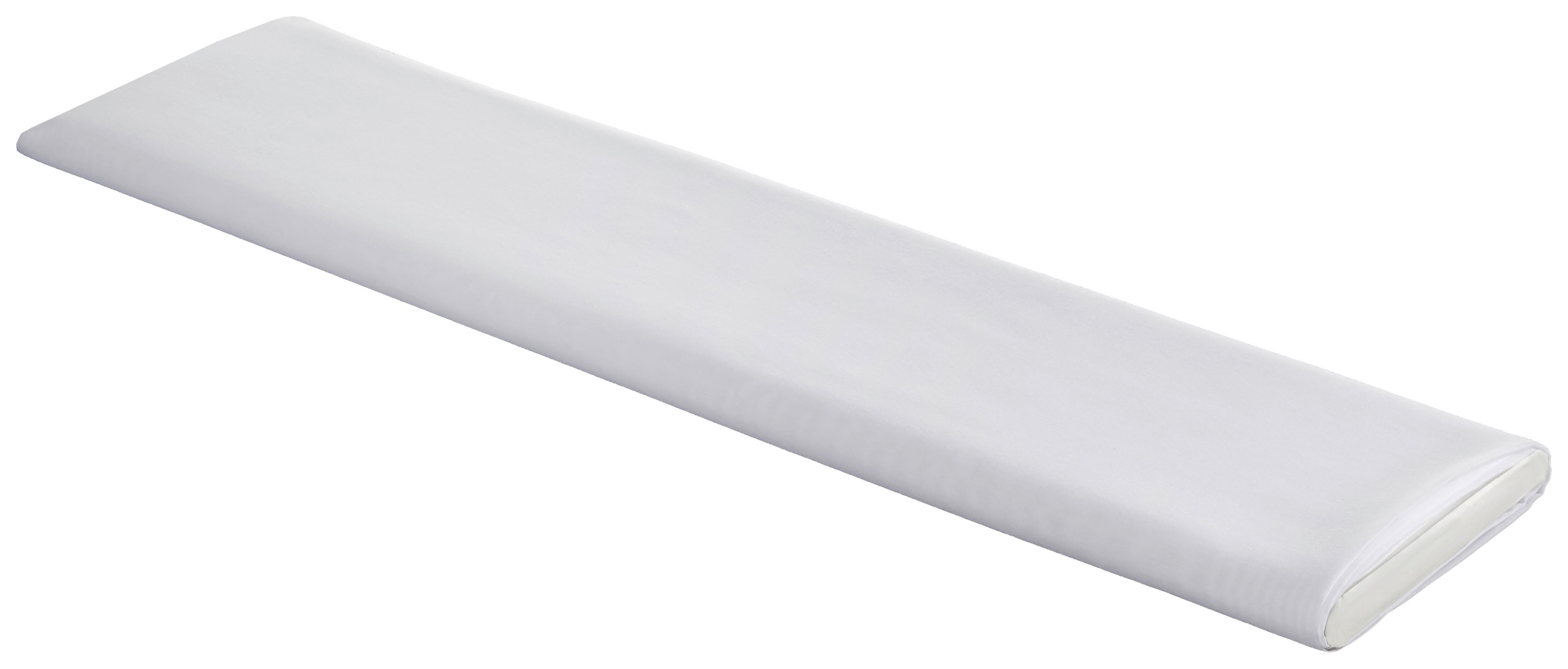Store-Meterware weiß H: ca. 260 cm Store 5317 Leinenvoileoptik - weiß (260,00cm)