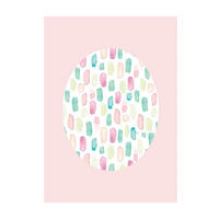 Komar Poster Shelly Patterns Rose Muscheln B/L: ca. 30x40 cm Shelly Patterns Rose - (30,00/40,00cm) - Komar