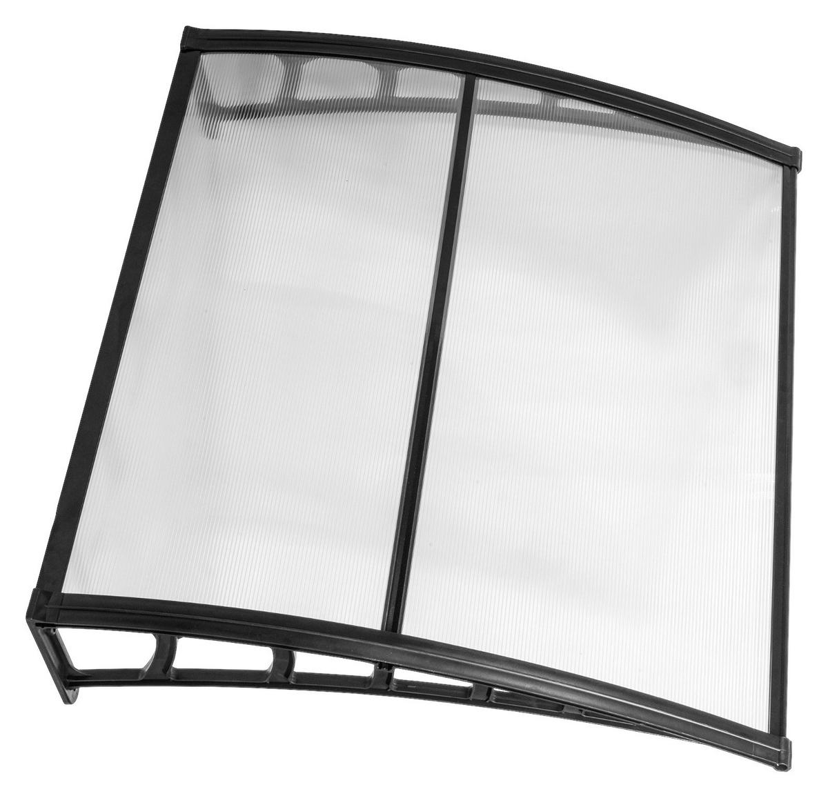 Brosplast Vordach transparent B/H/L: ca. 120x23x105 cm Vordach_GRDNL002 - transparent (105,00/120,00/23,00cm) - Brosplast