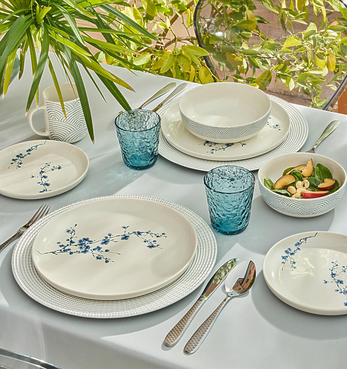 TOGNANA Besteckset Antony Oriental silber Edelstahl 24 tlg. Antony Oriental - silber - TOGNANA