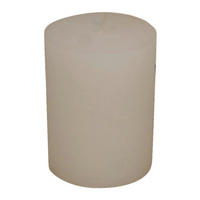 House of Rustic Stumpenkerze weiß B/H: ca. 6,8x12 cm Stumpenkerze - weiß (6,80/12,00cm) - House of Rustic