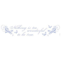 Komar Wandtattoo Words Sprüche Words B/L: ca. 14x70 cm Words - (14,00/70,00cm) - Komar