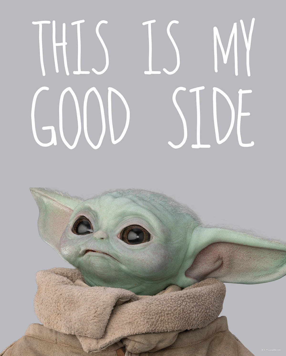 Komar Poster Mandalorian The Child Chocolate Sid Disney B/L: ca. 40x50 cm Mandalorian The Child Chocolate Sid - (40,00/50,00cm) - Komar