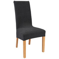 Stuhlhusse Stuhlhusse_Stretch_Wellen 40x45x65 - anthrazit (40,00/45,00/65,00cm) - Home Edition