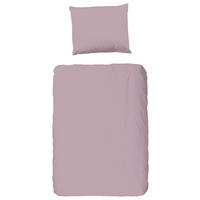 Baumwoll Bettwäsche Bettwäsche-Baumwolle_uni pink - pink (135,00/200,00cm) - Good Morning