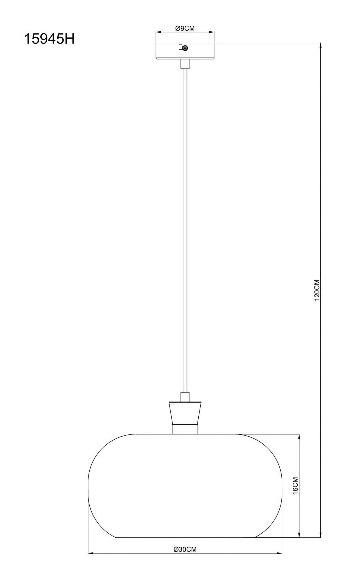 GLOBO Hängeleuchte Chrom schwarz Metall Glas B/H/L: ca. 19x33x33 cm E27 1 Brennstellen Hängeleuchte-Brokana - schwarz/Chrom (33,00/19,00/33,00cm) - GLOBO