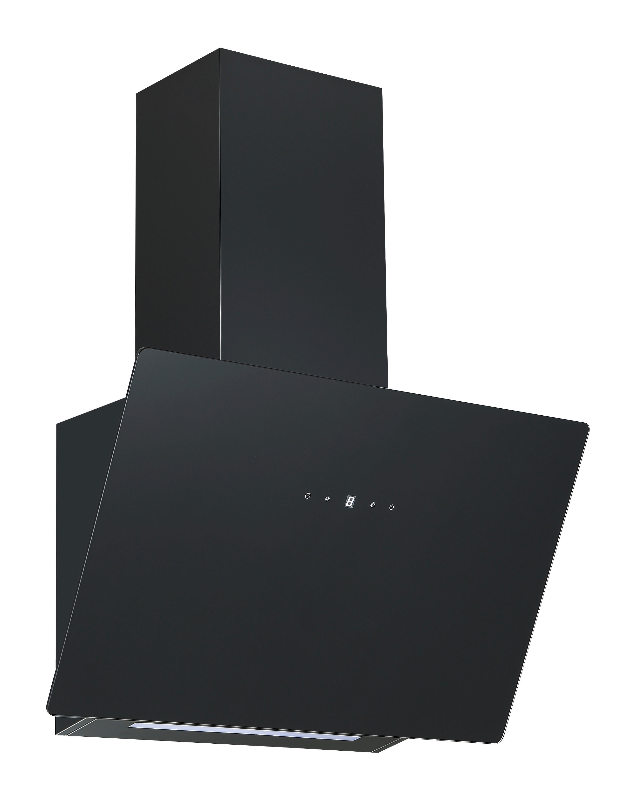 Mican Dunstabzugshaube KHA530TMFSA+ schwarz Metall B/H/T: ca. 60x53,6x29,6 cm KHA530TMFSA+ - schwarz (60,00/53,60/29,60cm) - Mican