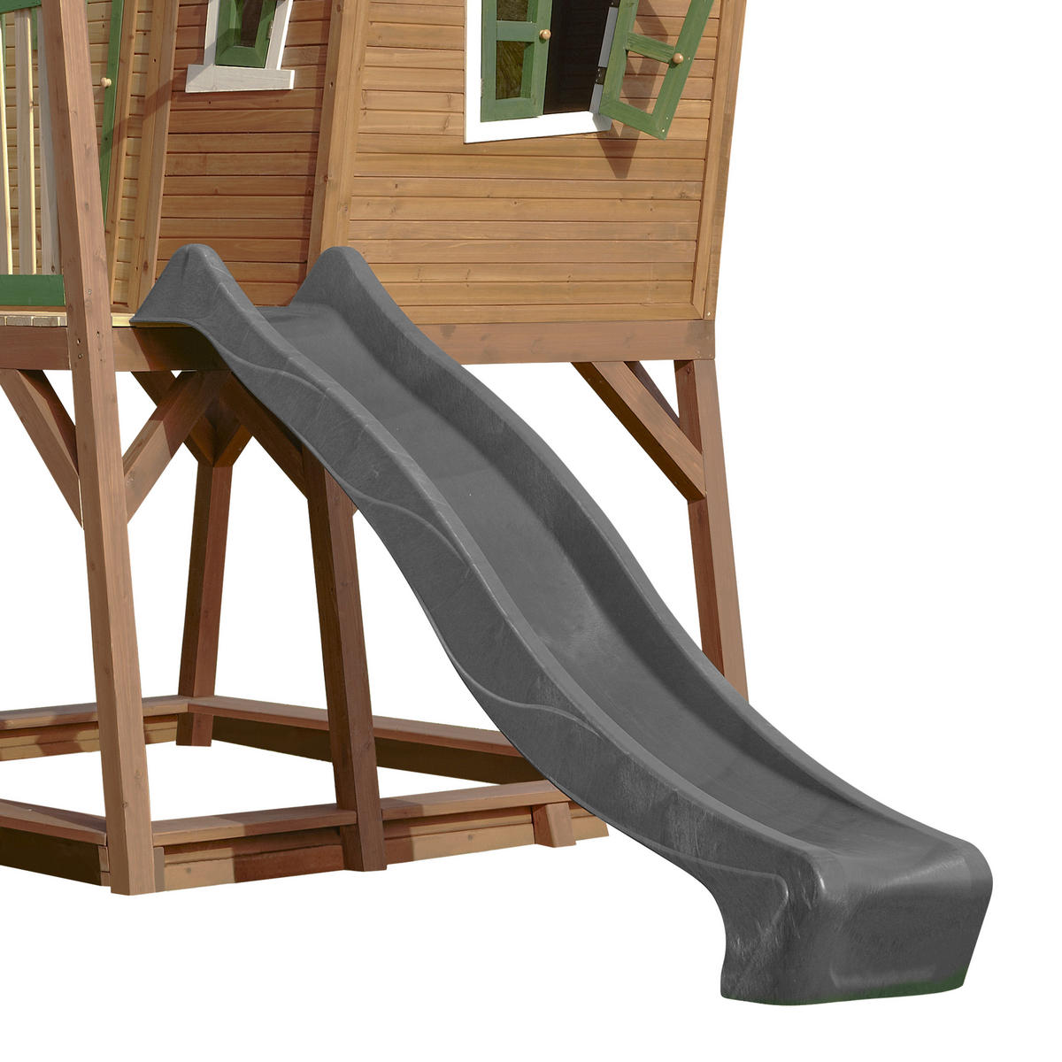 AXI Spielhaus Max braun B/H/L: ca. 432x288x193 cm Max - braun/grün (193,00/432,00/288,00cm) - AXI