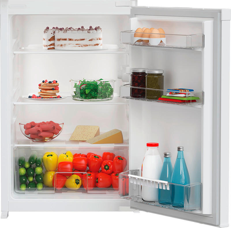 FLAVEL Einbaukühlschrank FLSI883SN weiß B/H/T: ca. 54,5x86,6x54,5 cm FLSI883SN - weiß (54,50/86,60/54,50cm)