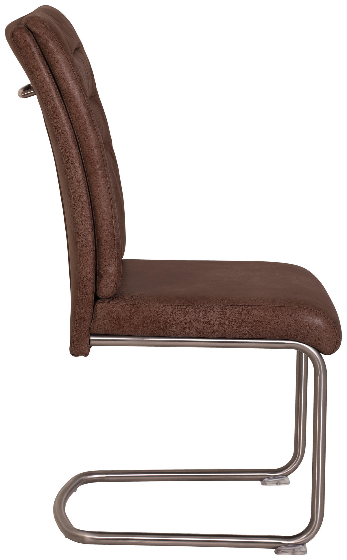 Schwingstuhl Paula 4er Set braun Schlamm Microfaser B/H/T: ca. 45x102x65 cm Paula 4er Set - braun (45,00/102,00/65,00cm) - Hela