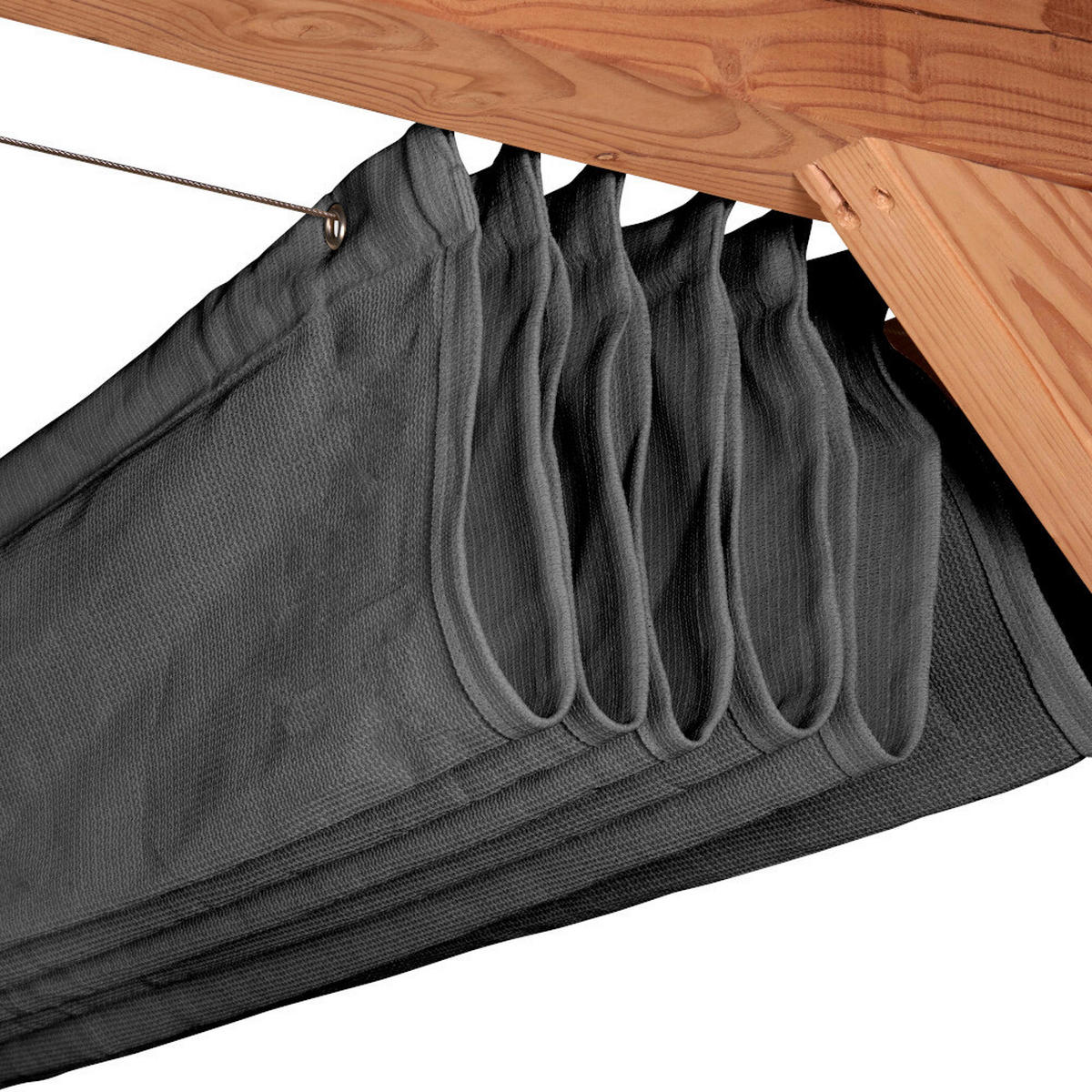 PLATINUM Faltsonnensegel Coolfit grau Polyethylen B/H/L: ca. 400x1x290 cm Coolfit - grau (290,00/400,00/1,00cm) - PLATINUM