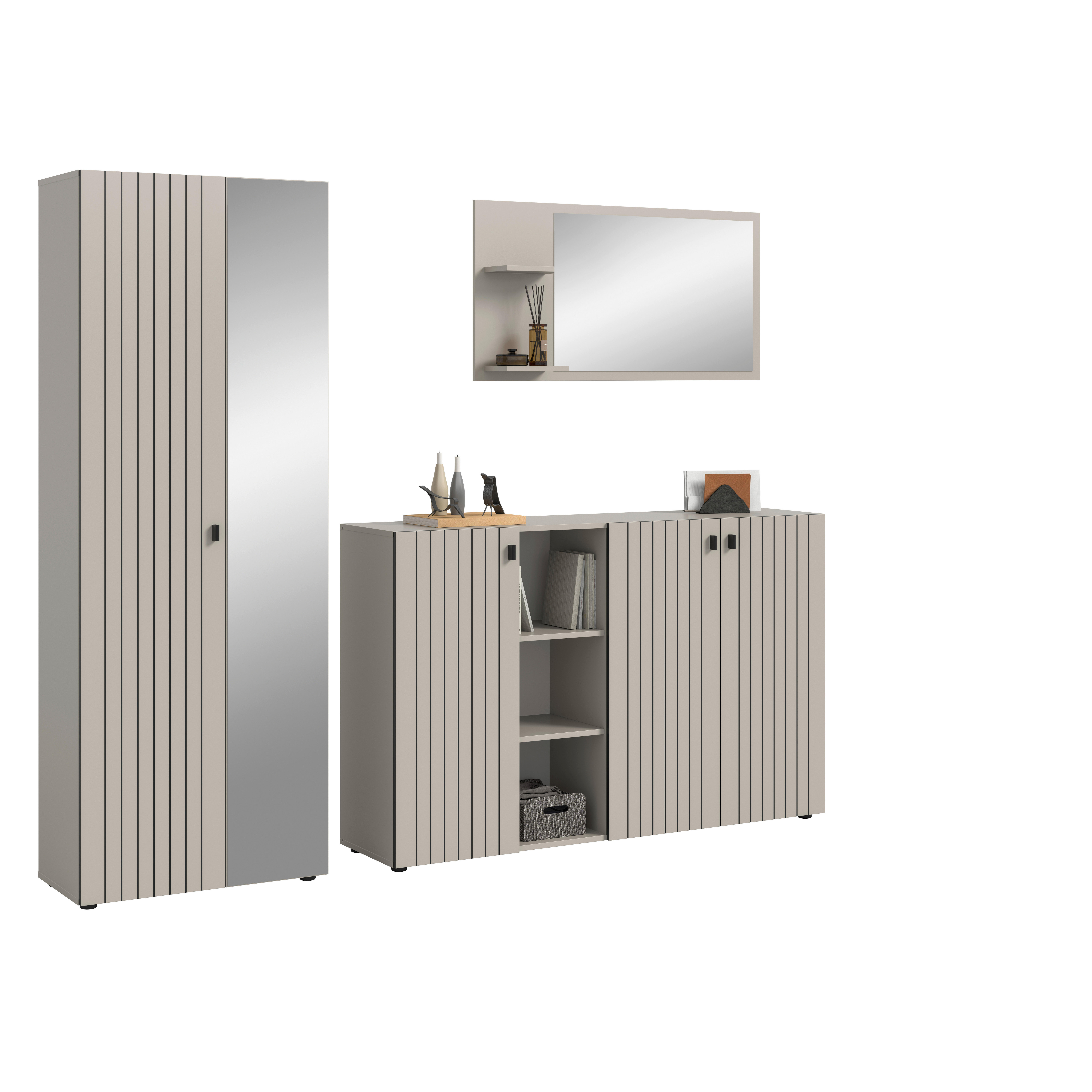 Garderobenset STATION Cashmere B/H/T: ca. 235x192x37 cm STATION - Cashmere (235,00/192,00/37,00cm) - xonox.home