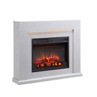 Balderia Elektrischer-Kamin Apollon EF378A-MT378B-CG Beton B/H/T: ca. 80x98x22 cm ca. 2000 W Elektro-Kamin Apollon - Beton (80,00/98,00/22,00cm) - Balderia
