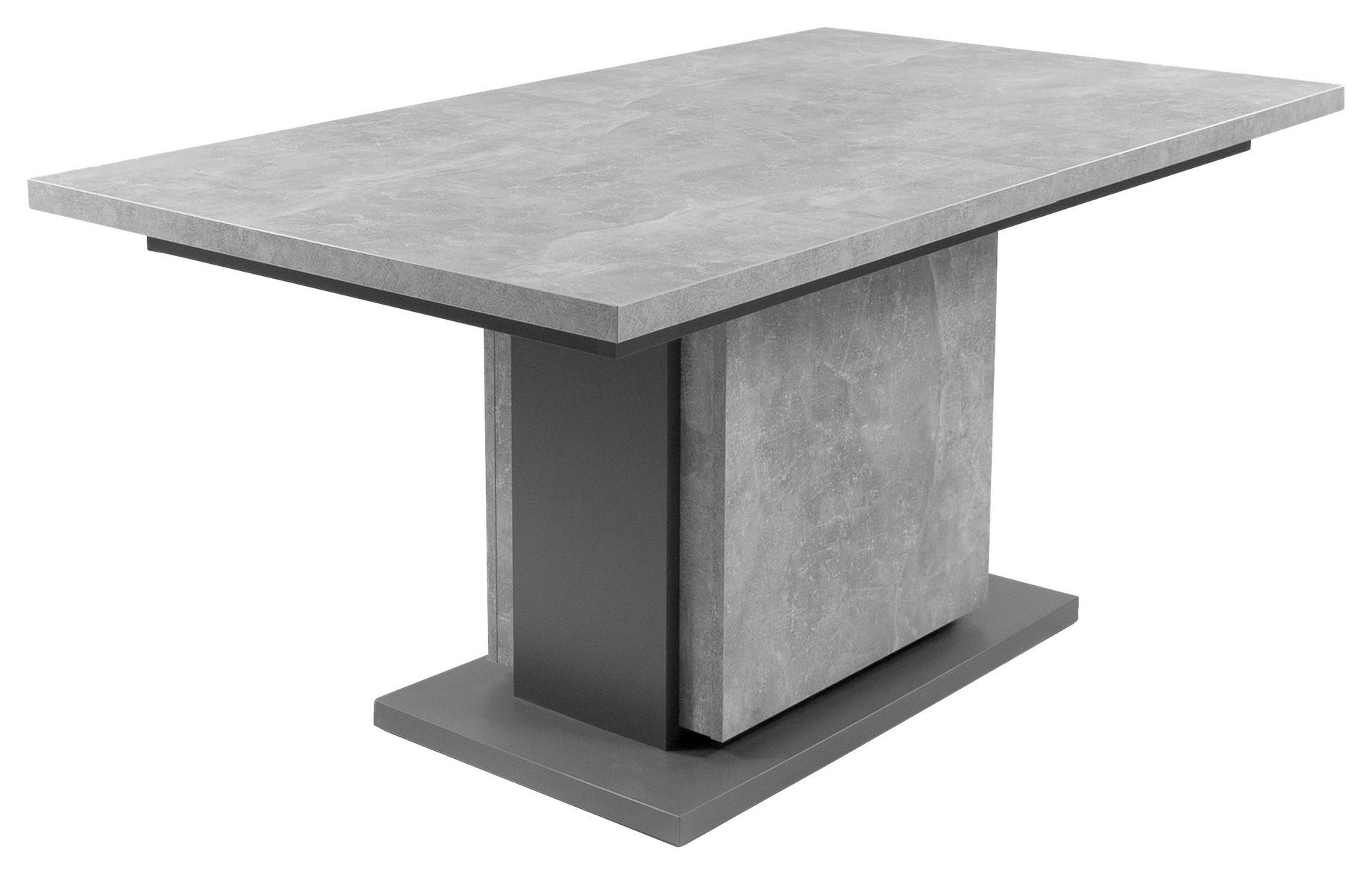 Tisch BRITTA Beton Optik anthrazit B/H/T: ca. 160x75x90 cm BRITTA - Beton/anthrazit (160,00/75,00/90,00cm) - byLIVING