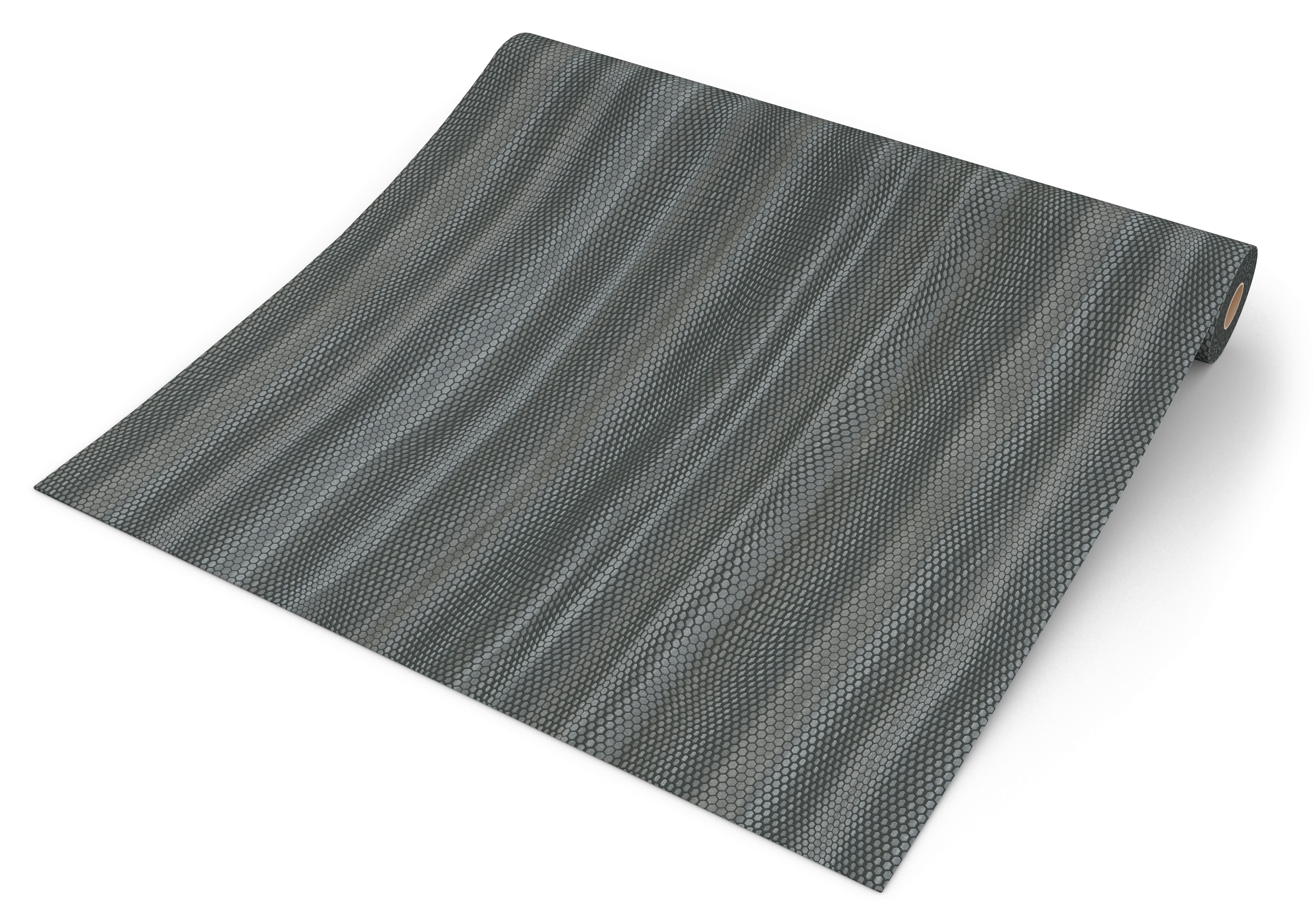 Erismann Vliestapete Grafik schwarz silber B/L: ca. 53x1005 cm